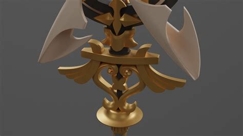Atelier Ryza 3 Ryza Staff 3d Model 3d Printable Cgtrader