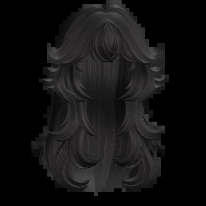 Anime Wolfcut Layered Messy Hair Black Roblox Item Rolimon S