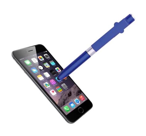 Multifunction Creative Folding Phone Holder Pen Plastic Ball Pen