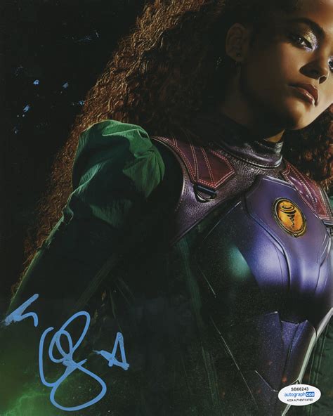 Quintessa Swindell Black Adam Signed Autograph 8x10 Photo ACOA | Outlaw Hobbies Authentic Autographs