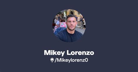 Mikey Lorenzo Tiktok Linktree