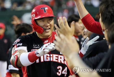 Kia 최형우 Kbo 최초 1천500타점한화전 역전 결승 투런포종합2보 연합뉴스