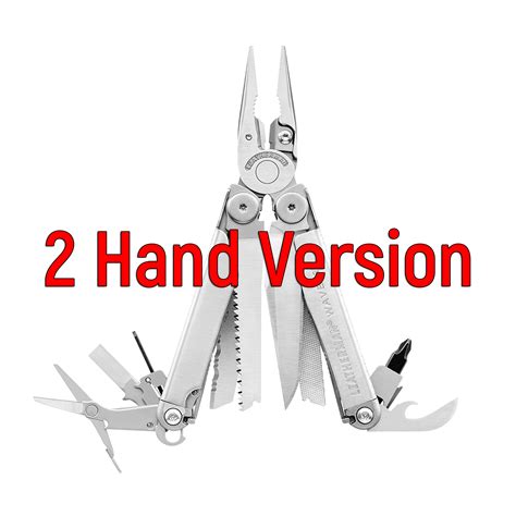 Leatherman Wave 2h Two Hand Multitool 18 Tools With Clip And Ring