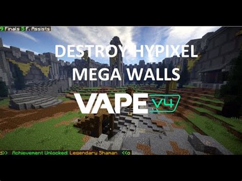 Cheating In Mega Walls With Vape Legendary Skin Hypixel Mega