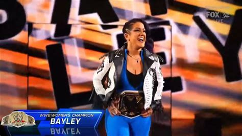 Bayley New Theme Song Entrance Wwe Smackdown April Youtube