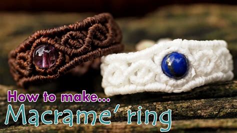 Macrame Rings Macrame Necklace Macrame Bracelets Rope Bracelet Ring