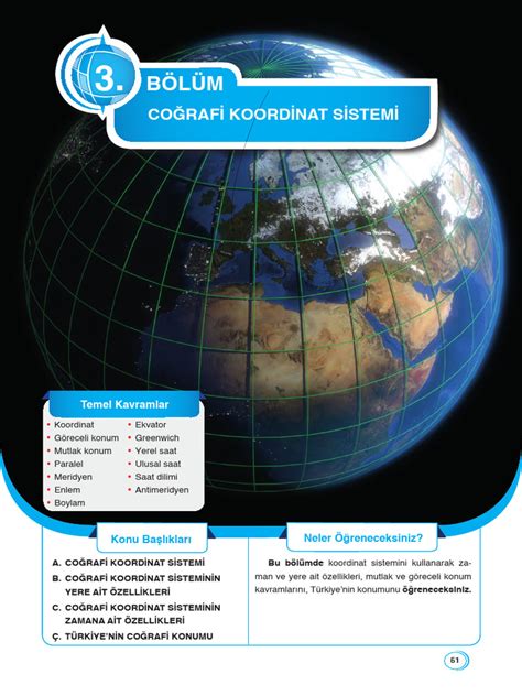 Coğrafi Koordinat Sistemi Pdf