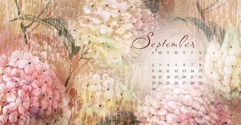 Baixe papéis de parede grátis o calendário de setembro Fotos