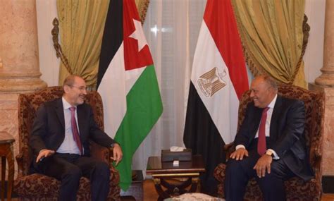 Egyptian Jordanian Fms Hold Talks On Arab Issues Trilateral Projects