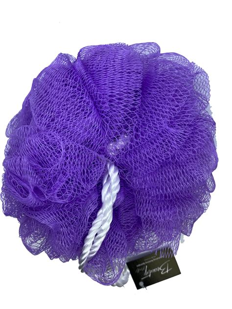 Large Exfoliating Bath And Shower Mesh Net Sponge Ball Scrubber Simply