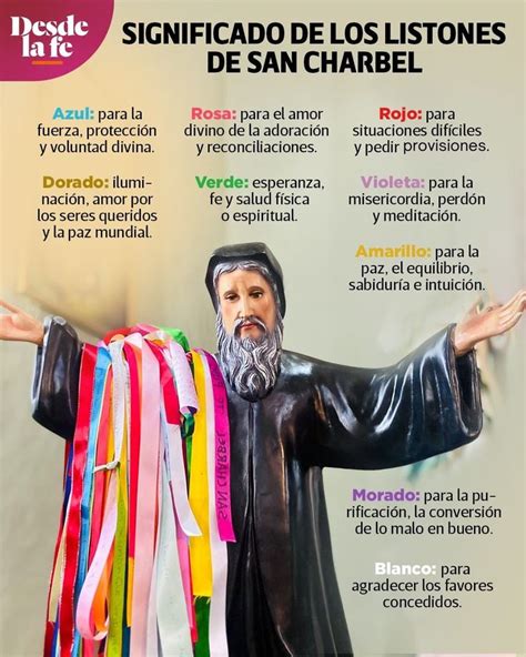 El Significado De Los Listones De San Charbel In 2024 Bible Quotes