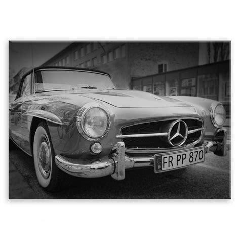 Plakat Metalowy Oldschollowy Mercedes L MURRANO