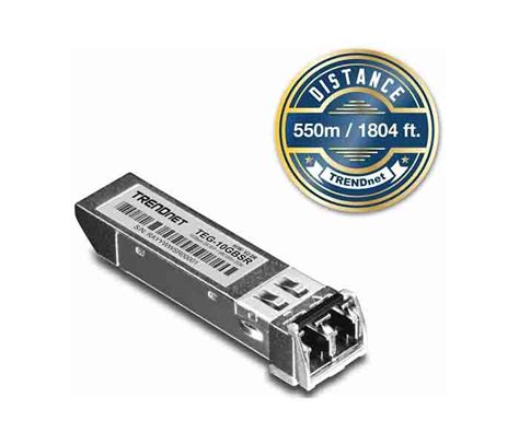 TRENDnet TEG 10GBSR 10GBASE SR SFP Multi Mode LC Module 550m With DDM