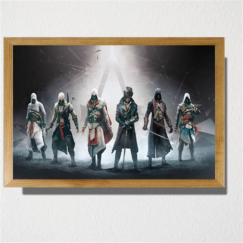 Quadro A3 Assassins Creed Elo7 Produtos Especiais