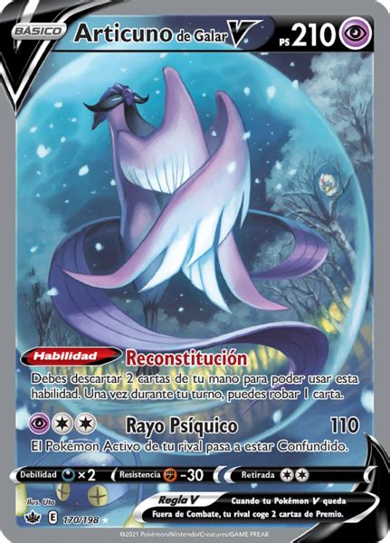 Articuno De Galar V Reinado Escalofriante Tcg Wikidex La