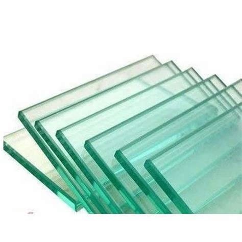 12X8 Feet Transparent Plain Office Toughened Glass Shape Flat At Rs