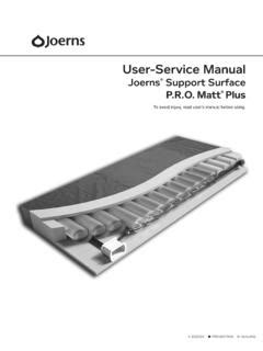 User Service Manual Joerns Healthcare User Service Manual Joerns