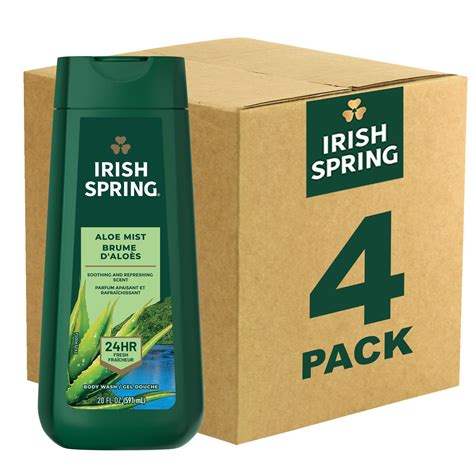 Irish Spring Men S Body Wash Fresh Aloe Mist Moisturizing Refreshing