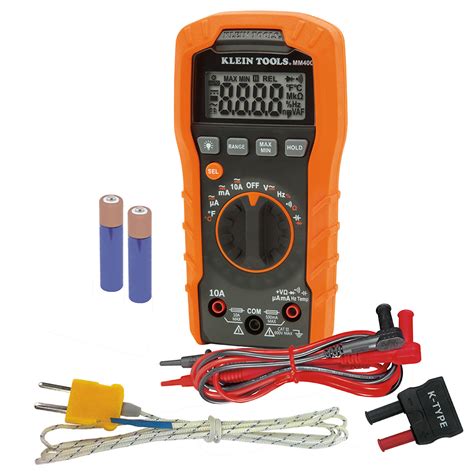 Digital Multimeter Trms Auto Ranging V Temp Low Impedance