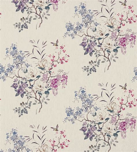 A Floral Wallpaper With Many Different Colors And Designs On It S Surface