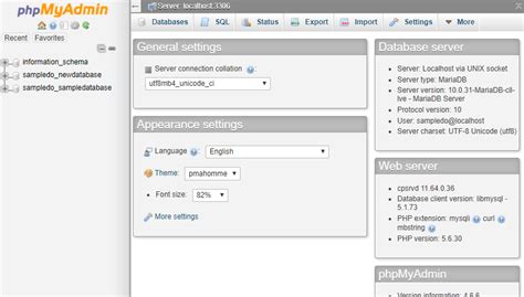 Managing Your Database With Phpmyadmin Doteasy Web Hosting