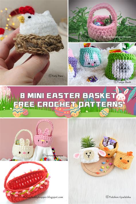 Mini Easter Basket Crochet Patterns Free Igoodideas