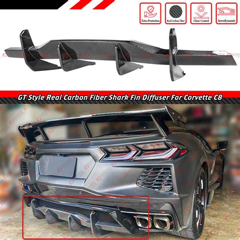 Купить Ибей For 2020 23 Corvette C8 Z51 Stg 3 Add On Real Carbon