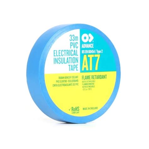 At Pvc Electrical Insulation Tape Mm X M Blue William Hayes