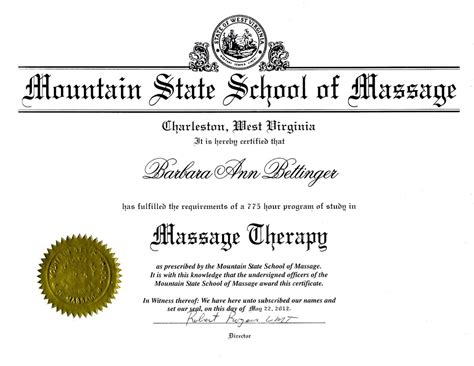 Certified Massage Therapist