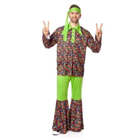 Hippie Kostüm Herren Outfit Kostümplanet