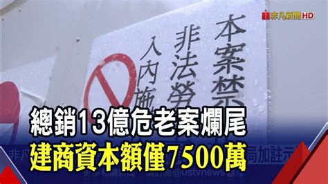 完銷就落跑北投爆爛尾樓 60戶擬提告建商 同建商2預售案都爛尾 北市地政局加註示警｜非凡財經新聞｜20230801 Youtube