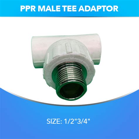 Ppr Male Tee Adaptor Planetbolt Hardware Industrial Supply