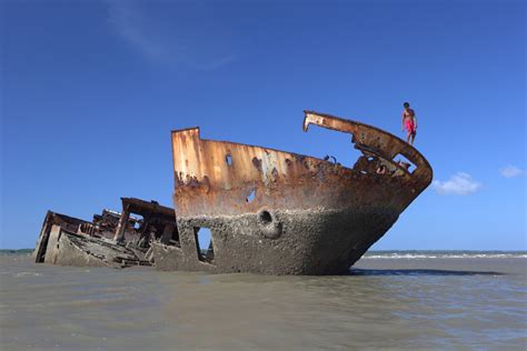 Carca A De Navio Naufragado Em Tutoia Ma Base Arch