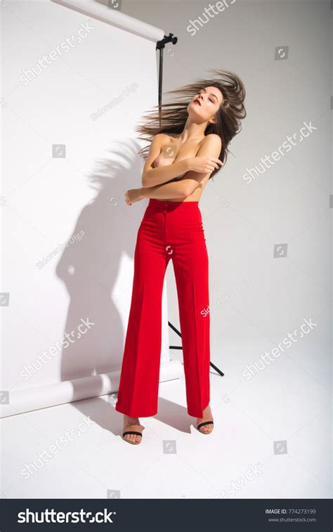 Beautiful Naked Woman Perfect Body Red Stock Photo 774273199 Shutterstock