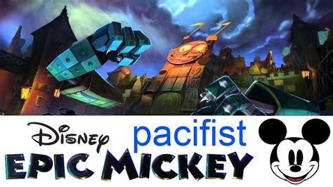 Epic Mickey Clock Tower Boss Paint Pacifist Fight YouTube