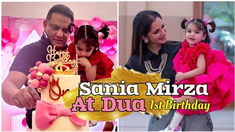 Sania Mirza At Dua Mirza Birthday Anam Mirza Daughter 1st Birthday