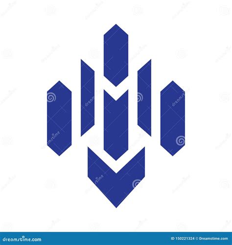 Letter M Blue Logo vector stock vector. Illustration of corporate - 150221324