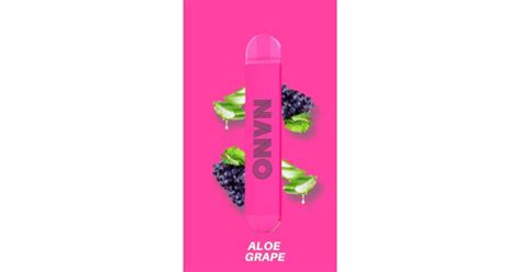 LIO NANO X E Shisha mit 20mg Nikotin 600 Züge Aloe Grape mit Steuermarke