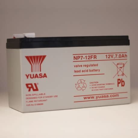 Batterie NP7 12FR YUASA 12V 7Ah