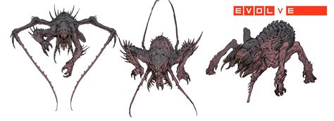 Gorgon Concepts Stephen Oakley Evolve Monster Alien Concept Art