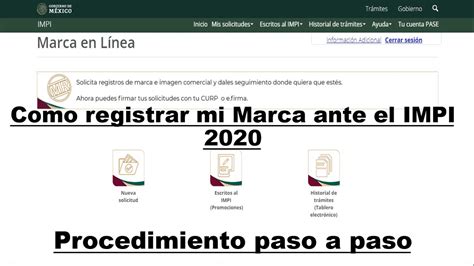 Cómo tramitar o registrar mi Marca en México ante el IMPI 2020