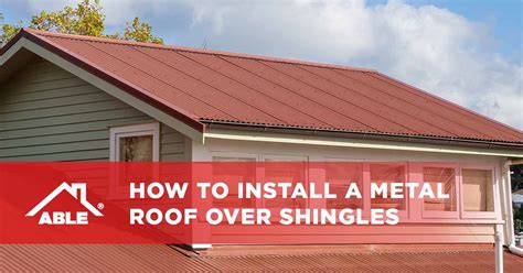 How to Install a Metal Roof over Shingles – RoofingContractor.vet