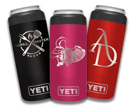 Yeti Oz Portalata Slim Personalizado Grabado Laser Meses Sin Inter S