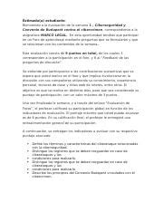 Foro S Docx Estimado A Estudiante Bienvenido A La Evaluaci N De La