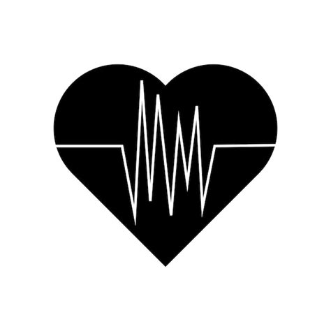 Premium Vector Heartbeat Icon Vector