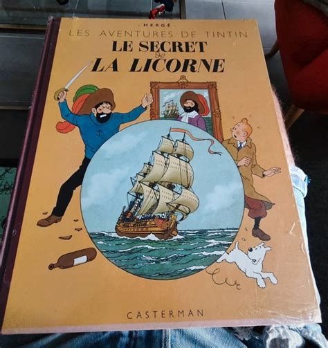 Tintin T Le Secret De La Licorne Grand Format X Cm C