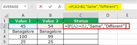 List Of Excel Logical Operators Equal To Greater Than Less Than