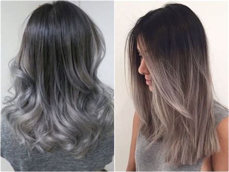 Hot ผมสีควันบุหรี่ เทาหม่นเทรนด์นี้สวยจริงอะไรจริง Coloración De Cabello Color De Pelo