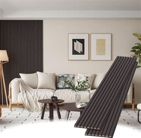 Pohare Wood Slat Wall Panels Pack Accent Decorative Acoustic Wood