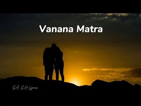 Vanana Matra John Chamling Rai Lyrics Youtube